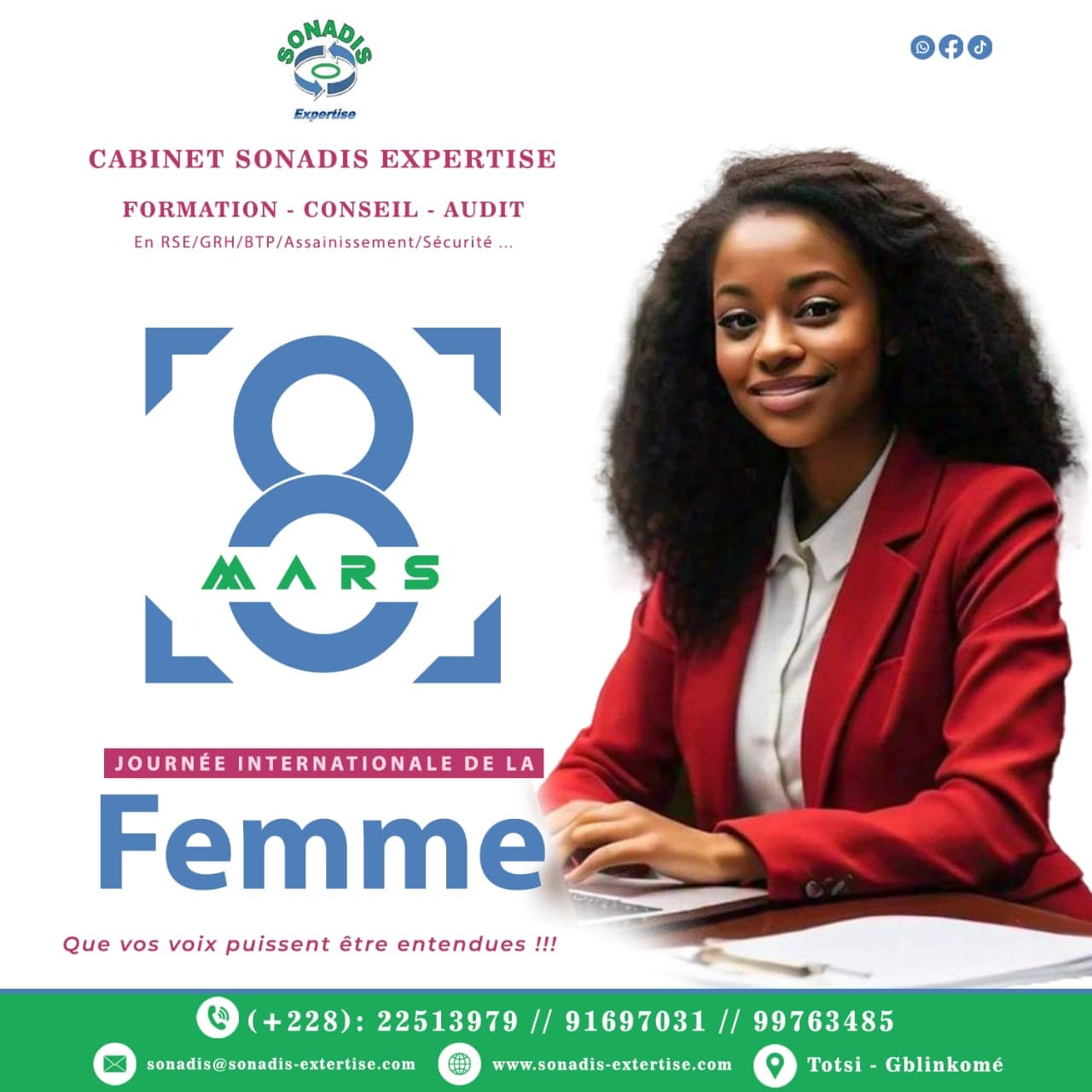 SONADIS célèbre la semaine de la femme